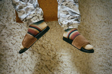 Load image into Gallery viewer, Camel Suede Slide