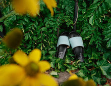 Load image into Gallery viewer, Gossamer Mint Leather Slide